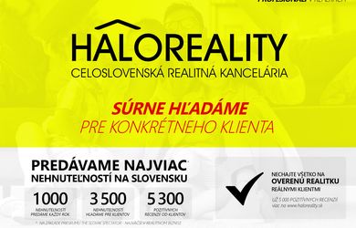 HALO reality - Kúpa trojizbový byt Nad Jazerom