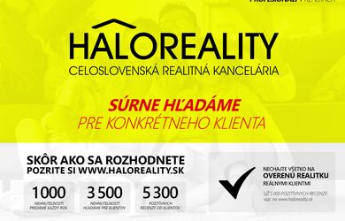 HALO reality - Kúpa chalupa Malá Lehota